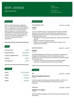 Kies voor template Cornell en maak een professioneel cv