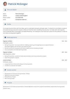 Kies voor template Berkeley en maak een professioneel cv